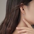画像2: Silver 925Love  Earring  ラブハート フープピアス  イアリング (2)