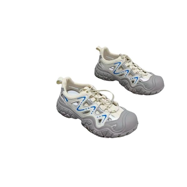 画像5: Thick-soled hiking dad lace-up sneakers　男女兼用ユニセックスチャンキーソール厚底ハイキングダッドレースアップスニーカー (5)