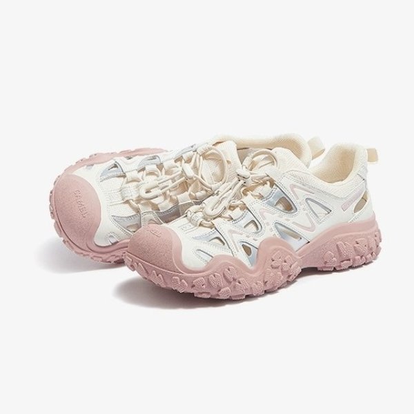 画像6: Thick-soled hiking dad lace-up sneakers　男女兼用ユニセックスチャンキーソール厚底ハイキングダッドレースアップスニーカー (6)