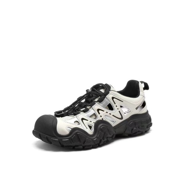 画像4: Thick-soled hiking dad lace-up sneakers　男女兼用ユニセックスチャンキーソール厚底ハイキングダッドレースアップスニーカー (4)