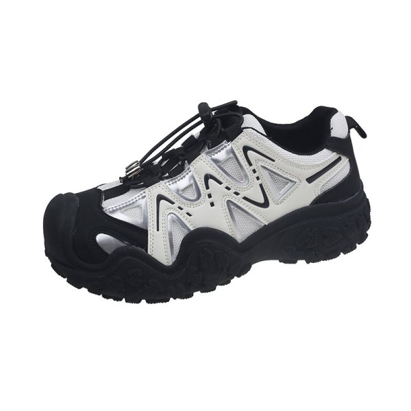 画像9: Thick-soled hiking dad lace-up sneakers　男女兼用ユニセックスチャンキーソール厚底ハイキングダッドレースアップスニーカー (9)