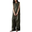 画像1: Women's  Sleeveless Jumpsuit 　  ノースリーブジャンプスーツつなぎ (1)