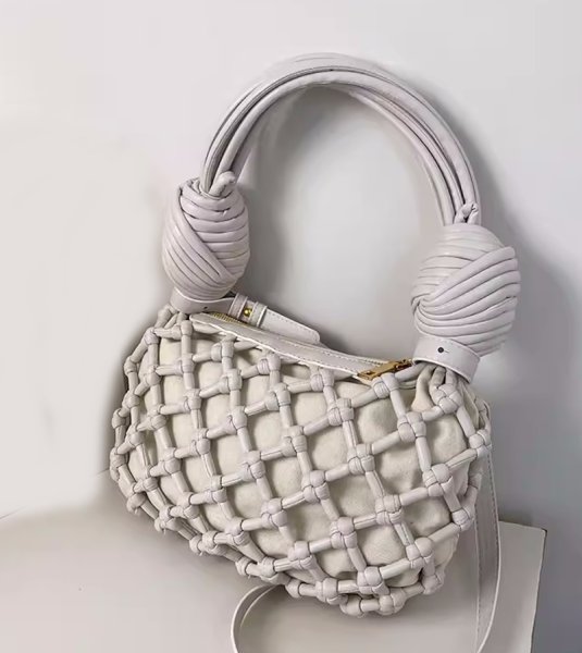 画像15: Braided mesh tote shoulder bag　メッシュ編み込みワンハンドルトートショルダーバッグ (15)