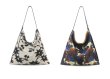 画像4:  large capacity high-end 2-sided print shoulder tote  crossbody  bag　2面プリントショルダークロスボディートートバッグ (4)
