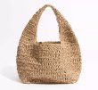 画像2: One-handle handmade straw basket bag　ワンハンドル籠カゴトートショルダーバッグ (2)