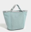 画像1: Rhinestone Canvas Tote Eco Bag　ラインストーンハンドルトートショルダーエコバッグ (1)