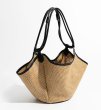 画像12:  large capacity straw tote shoulder crossbody basket bag　ラージキャパシティーカゴ籠トートショルダークロスボディーバッグ (12)