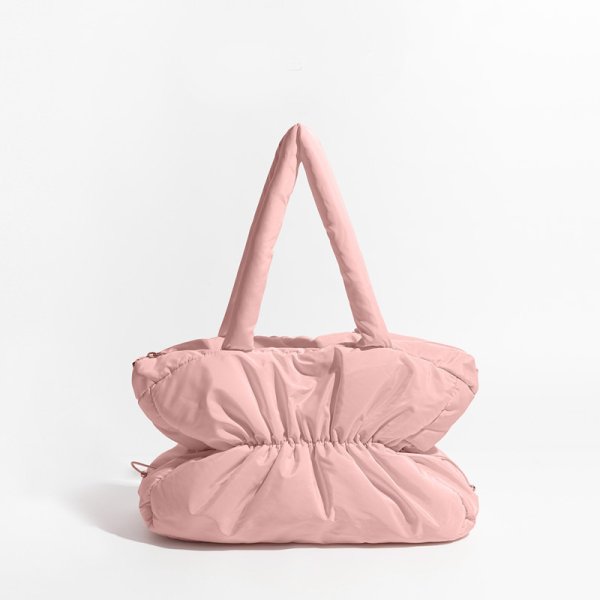 画像5: Pleated Ruffle Handheld Tote Shoulder Bag　プリーツラッフルハンドヘルドトートショルダーバッグ (5)