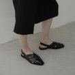画像6: ALFIE Lesser-Match backpack straps sandal mule pant  フラット編み込み アルフィーレザーバックストラップ サンダルミュールスリッパパンプス (6)