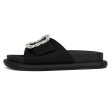 画像1: Women's  Rhinestone buckle thick sole casual slippers sandals　ユニセックスラインストーンバックル厚底プラットフォームサンダルスリッパ (1)