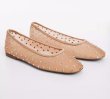 画像2: Mesh Rhinestone Flat Pumps Single Shoes　 フラットラインストーンメッシュパンプスローファー (2)