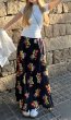 画像4: Women's Flower print gathered long maxi skirt　フラワープリントロングマキシ丈スカート (4)
