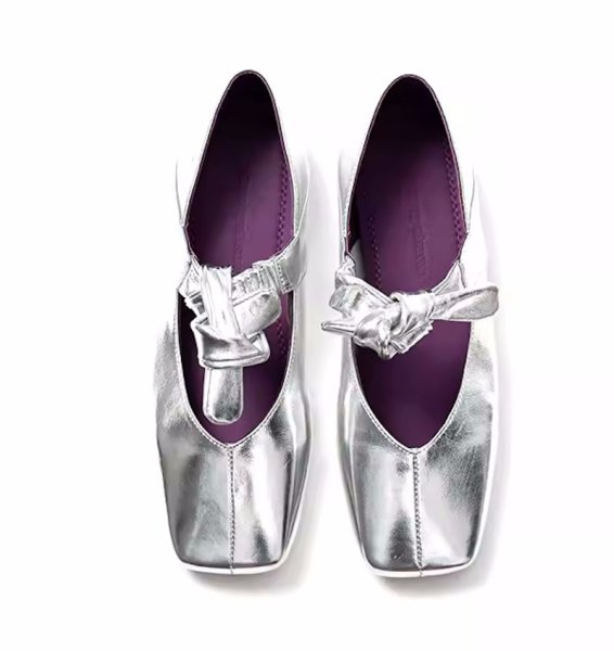 画像12: Ribbon Belt Flat Ballet Pumps Shoes　 フラットリボン結びバレーバレリーナシューズパンプス (12)