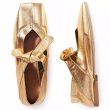 画像8: Ribbon Belt Flat Ballet Pumps Shoes　 フラットリボン結びバレーバレリーナシューズパンプス (8)