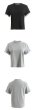 画像4: Splice Pleated  Round NeckT-shirt short-sleeved 　ストライプギャザー淵付きラウンドネック半袖 Tシャツ (4)