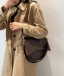 画像10: Textured Saddle Shoulder Tote Underarm Bag　レザーサドルトートショルダーアンダーアームバッグ (10)