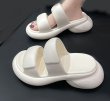画像8: Women's  eva thick bottom shit feeling sandals slippers　ユニセックス変形厚底プラットフォームサンダルスリッパ (8)
