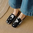 画像5: Square toe color block toe half drag pumps mules sandals slippers　 スクエアトゥカラーブロックトゥハーフドラッグ パンプスミュールサンダルスリッパ (5)