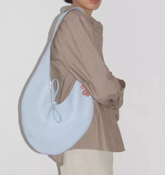 画像4: Palomarwool Saddle  Underarm Single Shoulder Crossbody Shoulder Tote  Bag　レザーアンダーアームリボントートショルダーサドルバッグクロスボディーバッグ (4)