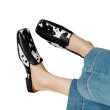 画像2: Square toe color block toe half drag pumps mules sandals slippers　 スクエアトゥカラーブロックトゥハーフドラッグ パンプスミュールサンダルスリッパ (2)