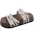画像1: Women's  Thick bottom increased ribbon knot beach sandals slippers　ユニセックスプラットフォームレザー厚底リボン結びサンダルスリッパ  (1)