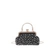画像12: Quilted chain shoulder tote crossbody bag with pearls　パール付きチェーンショルダーパールハンドルトートクロスボディバッグ (12)