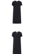 画像15: Women's Floral puff sleeve one-piece dress 　パフスリーブ ひざ下丈半袖ワンピースドレス (15)