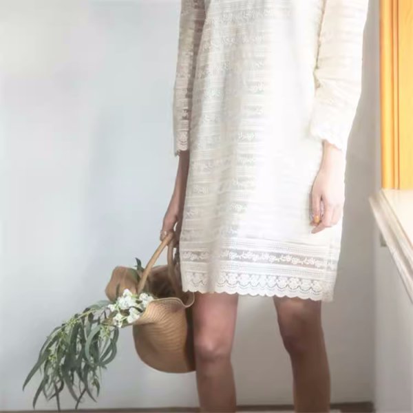 画像4: Frilled straw basket tote bag　フリルストロー籠かごトートバッグビーチバッグ (4)