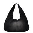 画像4: Splicing Croissant Denim Underarm Tote Shoulder  Bag　スプライシングクロワッサンデニムアンダーアームトートショルダーバッグ (4)