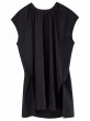 画像10: Women's Round neck sleeveless mid-length clean shirt blouse 　ノースリーブラウンドネックミドル丈シャツブラウスTシャツ (10)