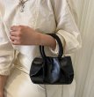 画像9: Pleated Cloud Mini Handheld Tote Shoulder Crossbody Bag　プリーツクラウドミニレザートートショルダークロスボディバッグ (9)