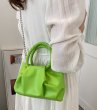 画像12: Pleated Cloud Mini Handheld Tote Shoulder Crossbody Bag　プリーツクラウドミニレザートートショルダークロスボディバッグ (12)