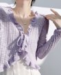 画像15: Women's Sun protection frill knit cardigan bolero　日焼け防止フリルニットカーディガンボレロ (15)