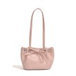 画像3: Bow shoulder ribbon tote shoulder underarm bag　ボウ弓型リボンレザートートショルダーアンダーアームバッグ (3)