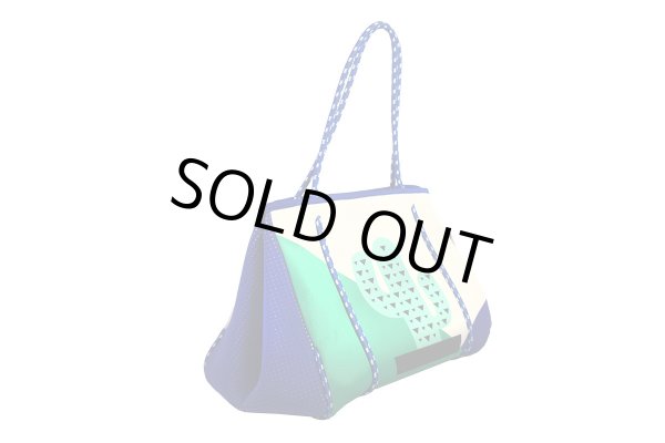 画像5: Cactus print wet neoprene  tote shoulder underarm bag　ユニセックス男女兼用ウェットカクタスサボテンプリントネオプレントートショルダーアンダーアームママショッピングバッグ (5)