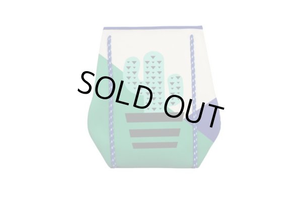 画像7: Cactus print wet neoprene  tote shoulder underarm bag　ユニセックス男女兼用ウェットカクタスサボテンプリントネオプレントートショルダーアンダーアームママショッピングバッグ (7)