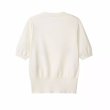 画像3: Women's Ice silk v neck waist short knit cardigan　Vネックパームスパンコールニットカーディガン (3)