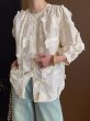 画像5: Women's 3/4 sleeves, fringe, tassel, sheer neck, blouse tunic　八分袖 フリンジ タッセル シアー ネック ブラウスエスニックチュニック (5)