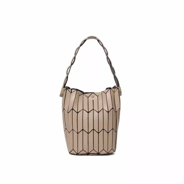 画像2: Geometric Rhombus Bucket Tote Bag　幾何学菱形バケットトートアンダーアームバッグ (2)