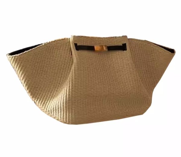 画像10: Raffia straw handheld belt tote bag　ラフィアストローかご籠ベルトトートショルダーバッグ (10)