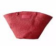画像10: Pink raffia straw basket tote bag　ピンクラフィアストローかご籠トートショルダーバッグ (10)