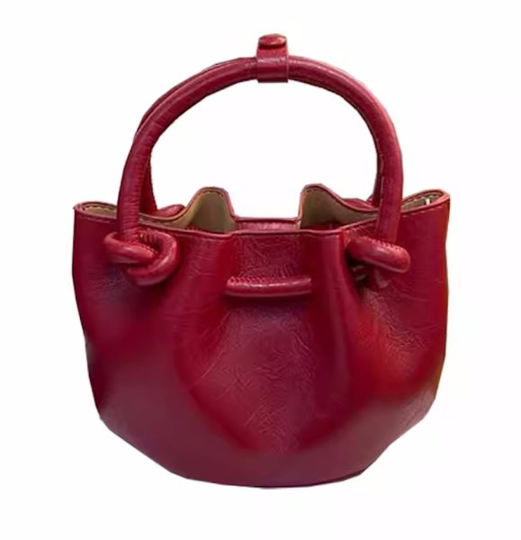 画像2: High-end bucket tote shoulder crossbody bag　レザーバケットトートショルダークロスボディーポシェットバッグ (2)