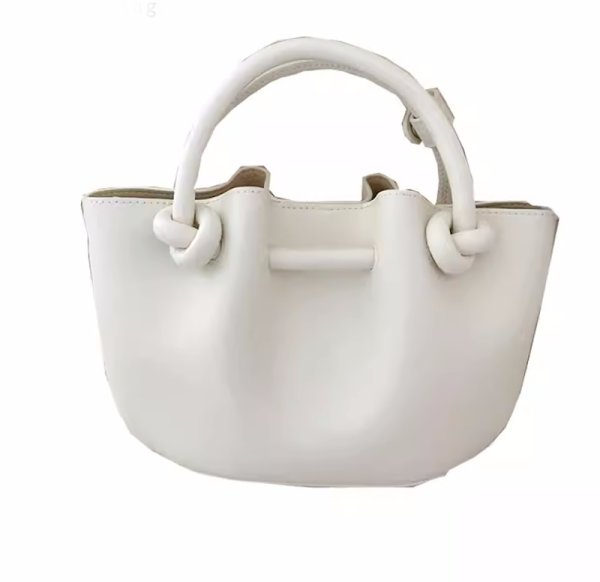 画像1: High-end bucket tote shoulder crossbody bag　レザーバケットトートショルダークロスボディーポシェットバッグ (1)