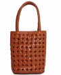画像6: Woven small bucket tote bag　レザー編み込みスモールトートバッグ (6)