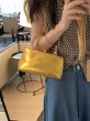 画像8: Bamboo handle square tote shoulder bag　バンブーハンドルレザースクエアトートショルダーバッグ (8)