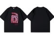 画像3: American Cat Print Oversized High Street Loose Short Sleeve T-Shirt　ラウンドネックアメリカンキャットプリントオーバーサイズ半袖Tシャツ (3)