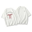 画像2: Ribbon print oversized  Short Sleeve T-Shirt　リボンプリントオーバーサイズ半袖Tシャツ (2)