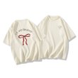 画像4: Ribbon print oversized  Short Sleeve T-Shirt　リボンプリントオーバーサイズ半袖Tシャツ (4)