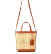画像6: Square Perforated Basket Tote Shoulder Crossbody Bag　スクエア穴あきかごバケットかご籠トートショルダーバッグ (6)