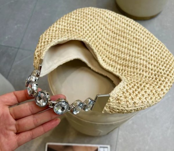 画像7: Workshop Clutch Linen Workshop Strap Crosswork Tote Workshop Bag　ワンショルダークリスタルラインストーンショルダーストラップクロワッサンかご籠トートショルダーアンダーアームバッグ (7)